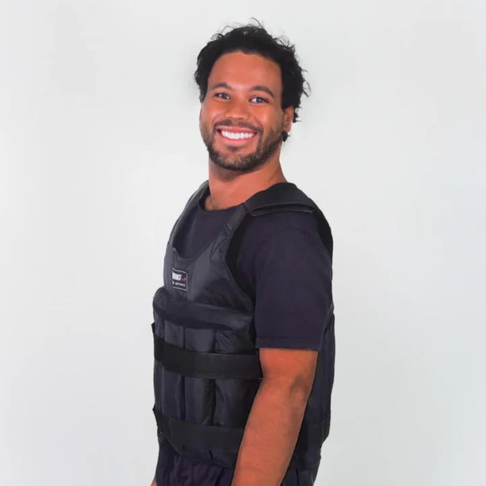 Adjustable 110 Pound Weighted Vest for Strength Training Cardio 3