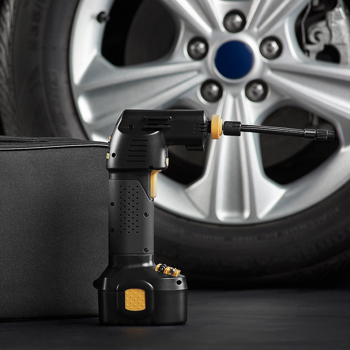 Air Compressor Portable Tire Inflator Rechargeable Cordless Design 6