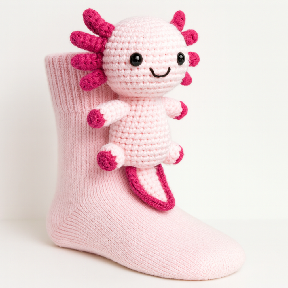 Cozy Animal Knitted Socks Plush Winter Slipper Socks