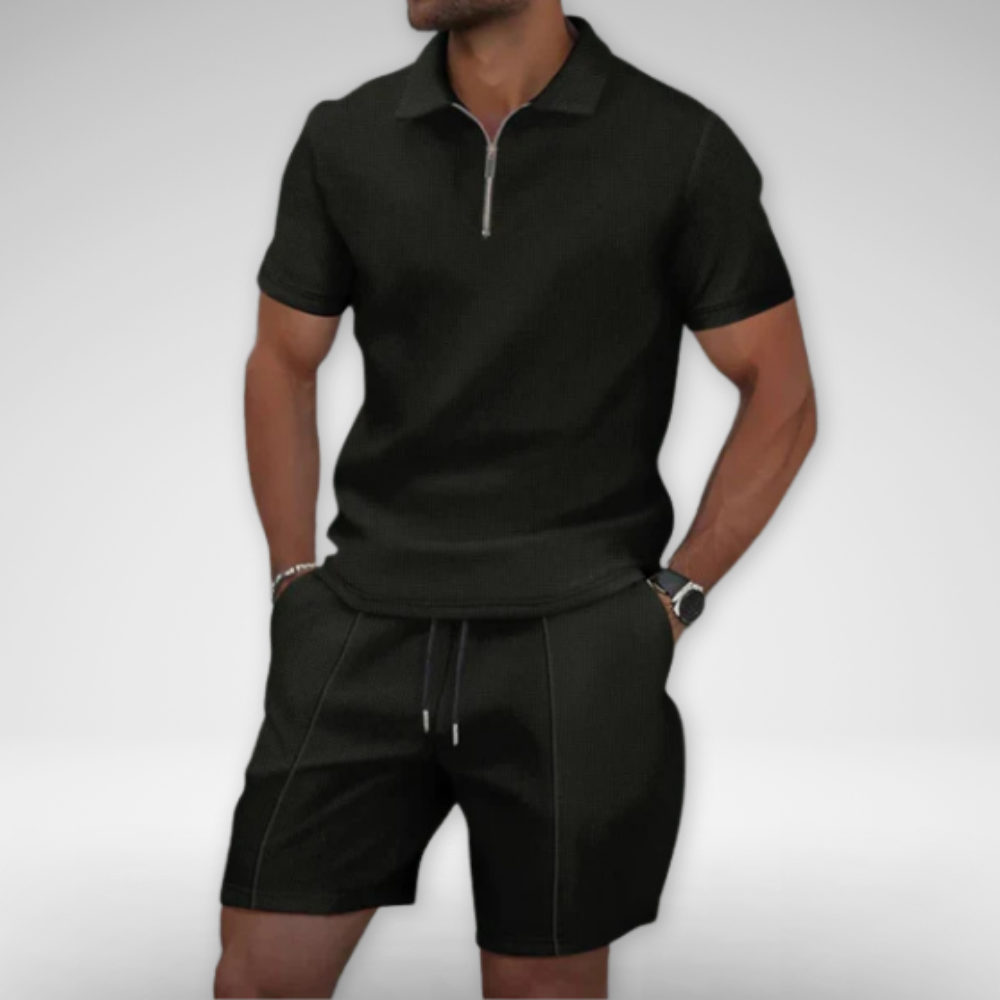 Men’s Two Piece Summer Set | Shorts and Shirt Casual