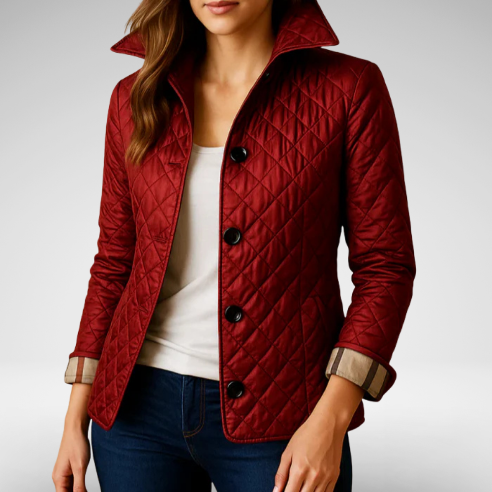 Women's Quilted Spring Jacket | Lightweight Windbreaker