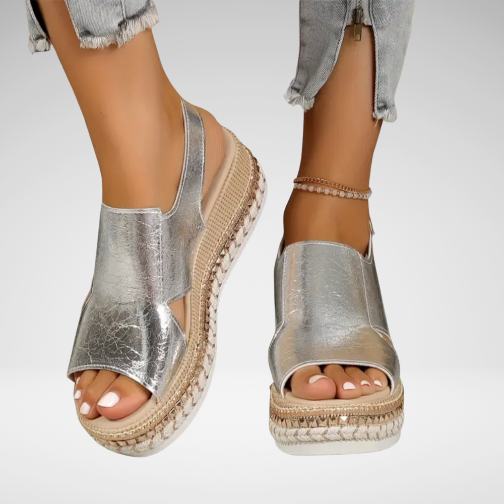Women’s Platform Espadrille Sandals | High Ankle Strap Shoes