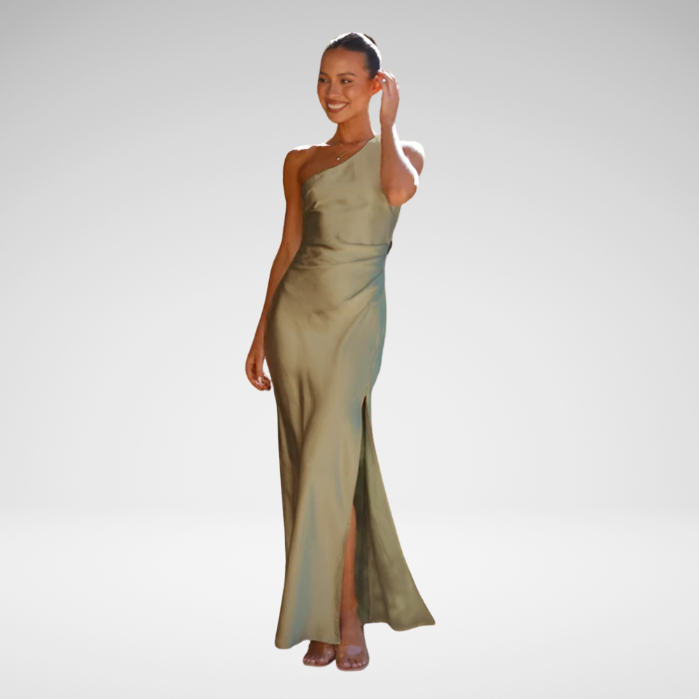 Women’s Formal One Shoulder Evening Dress | Long Maxi
