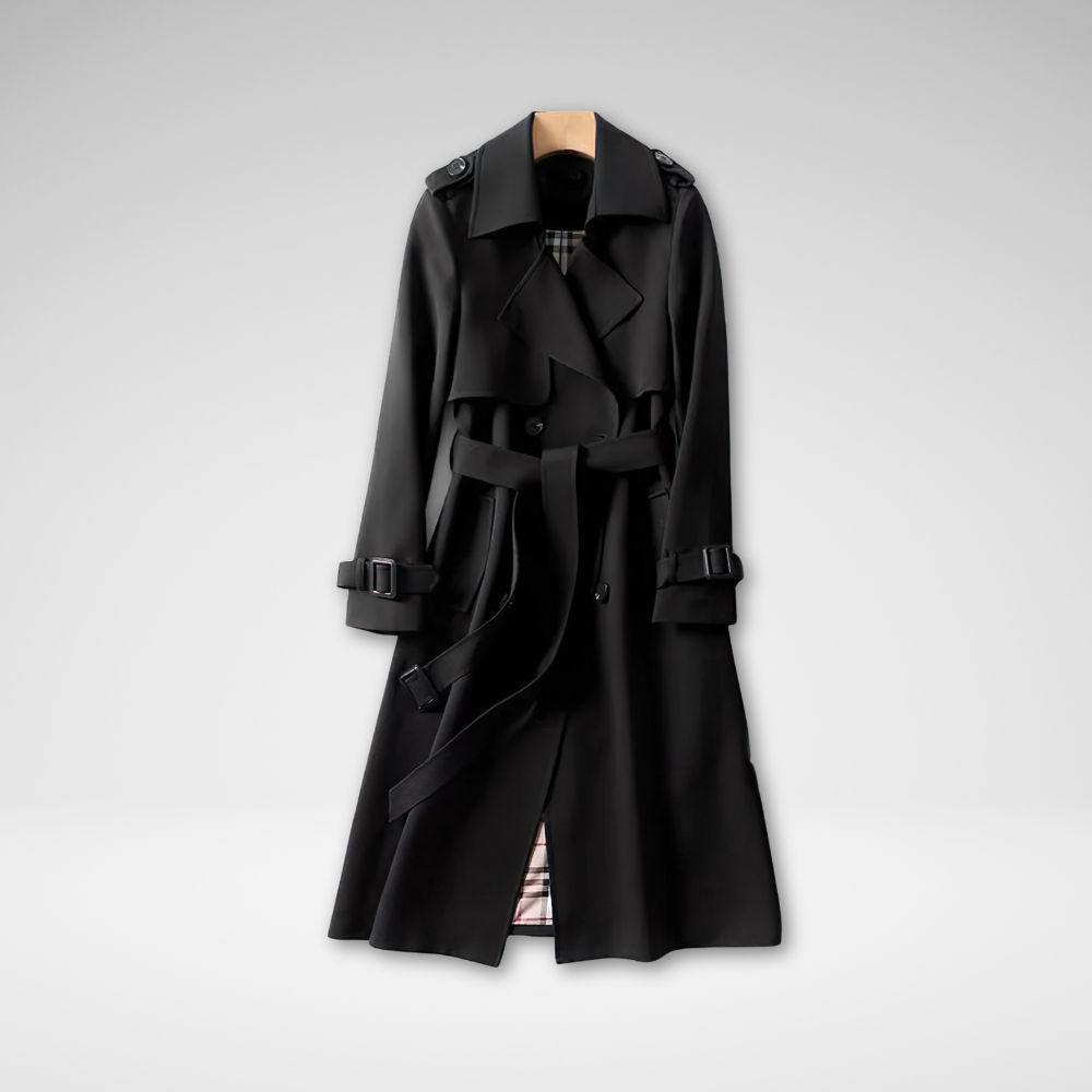 Women’s Long Trench Overcoat | Belted Oversized Coat