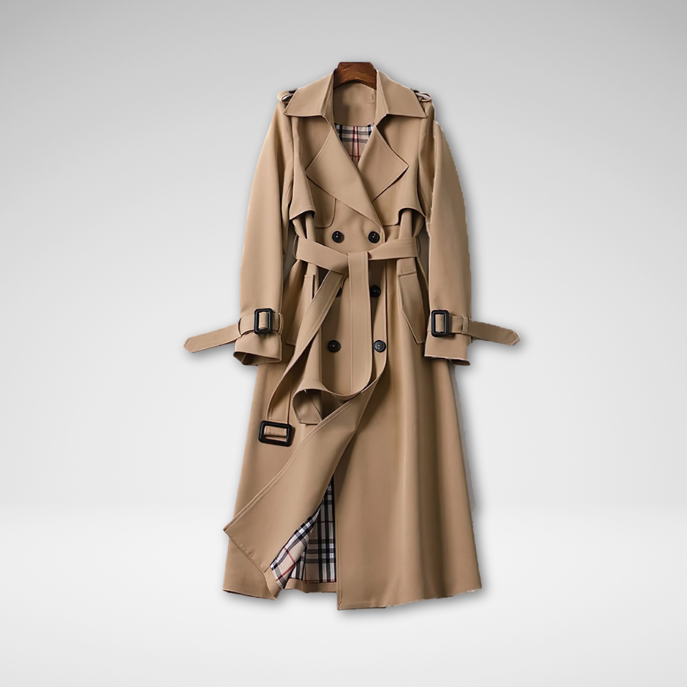 Women’s Long Trench Overcoat | Belted Oversized Coat