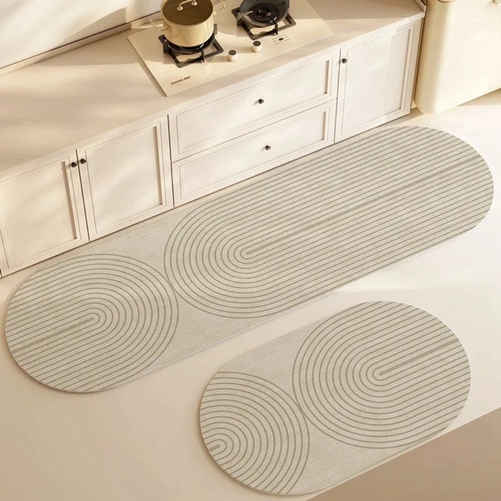 Bathroom Floor Mat Non Slip Washable Absorbent Kitchen Rug
