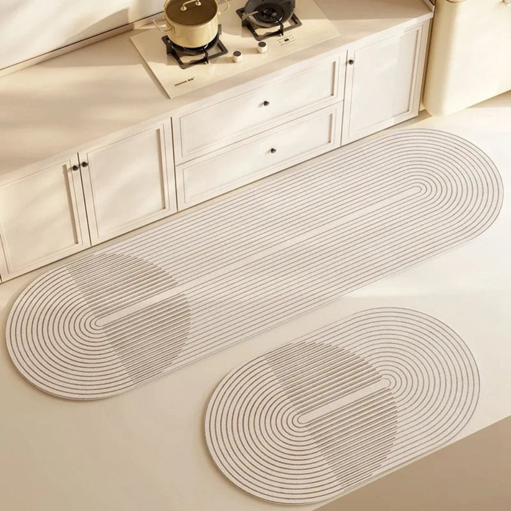 Bathroom Floor Mat Non Slip Washable Absorbent Kitchen Rug