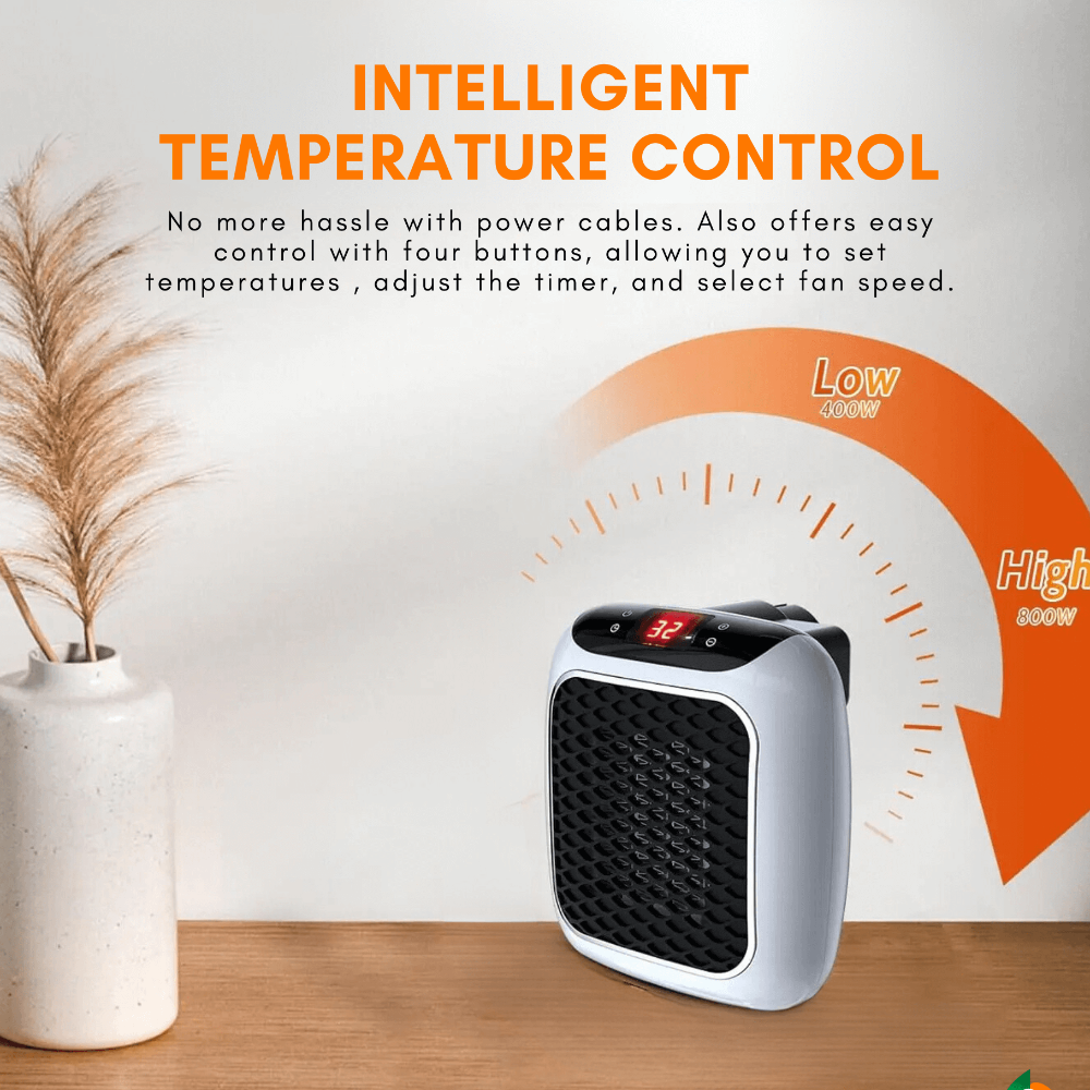 Best Portable Electric Wall Mounted Heater Instant Heat Energy Efficient 2