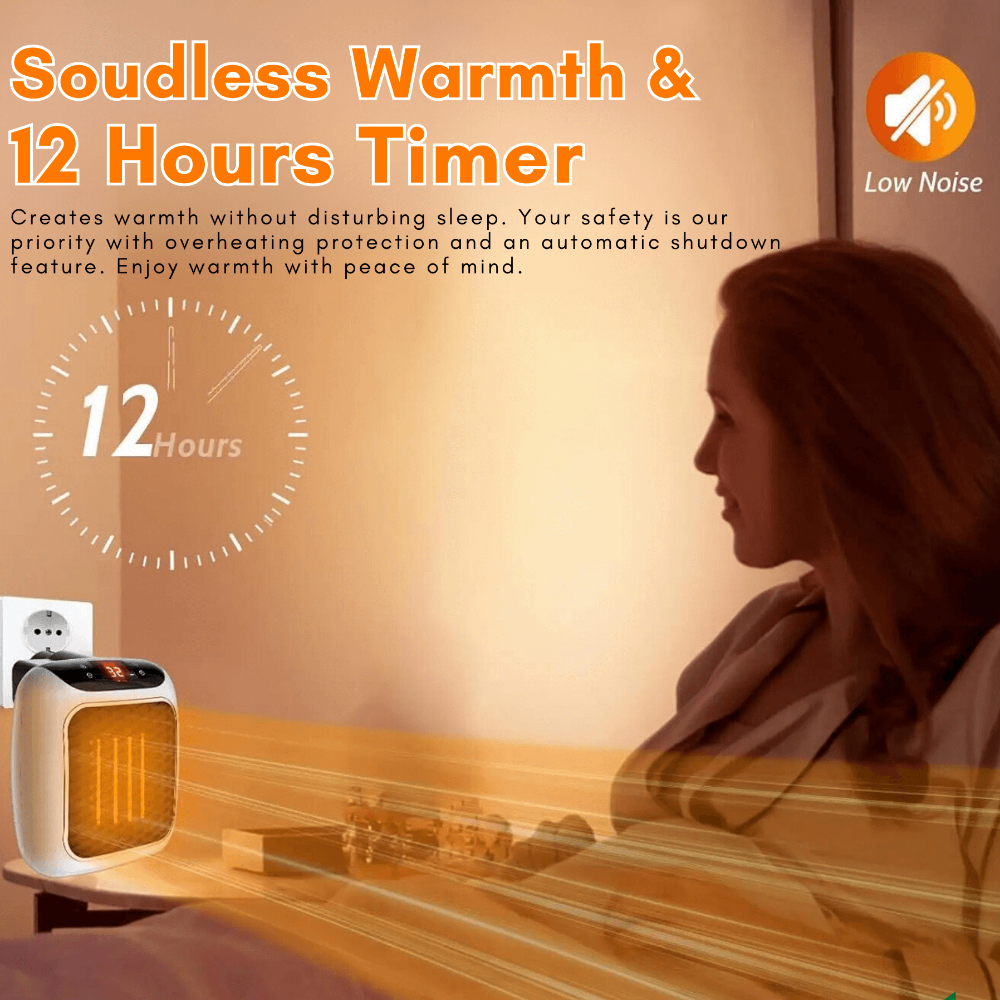 Best Portable Electric Wall Mounted Heater Instant Heat Energy Efficient 5