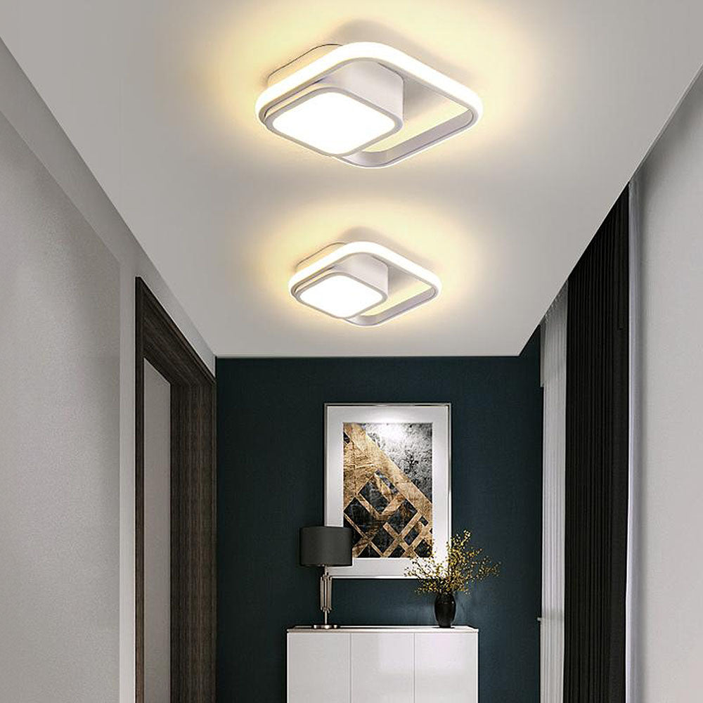 Ceiling Light Fixture Modern LED Flush Mount Energy Efficient Design 10