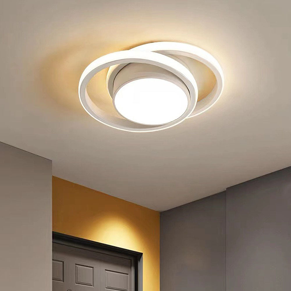 Ceiling Light Fixture Modern LED Flush Mount Energy Efficient Design 2