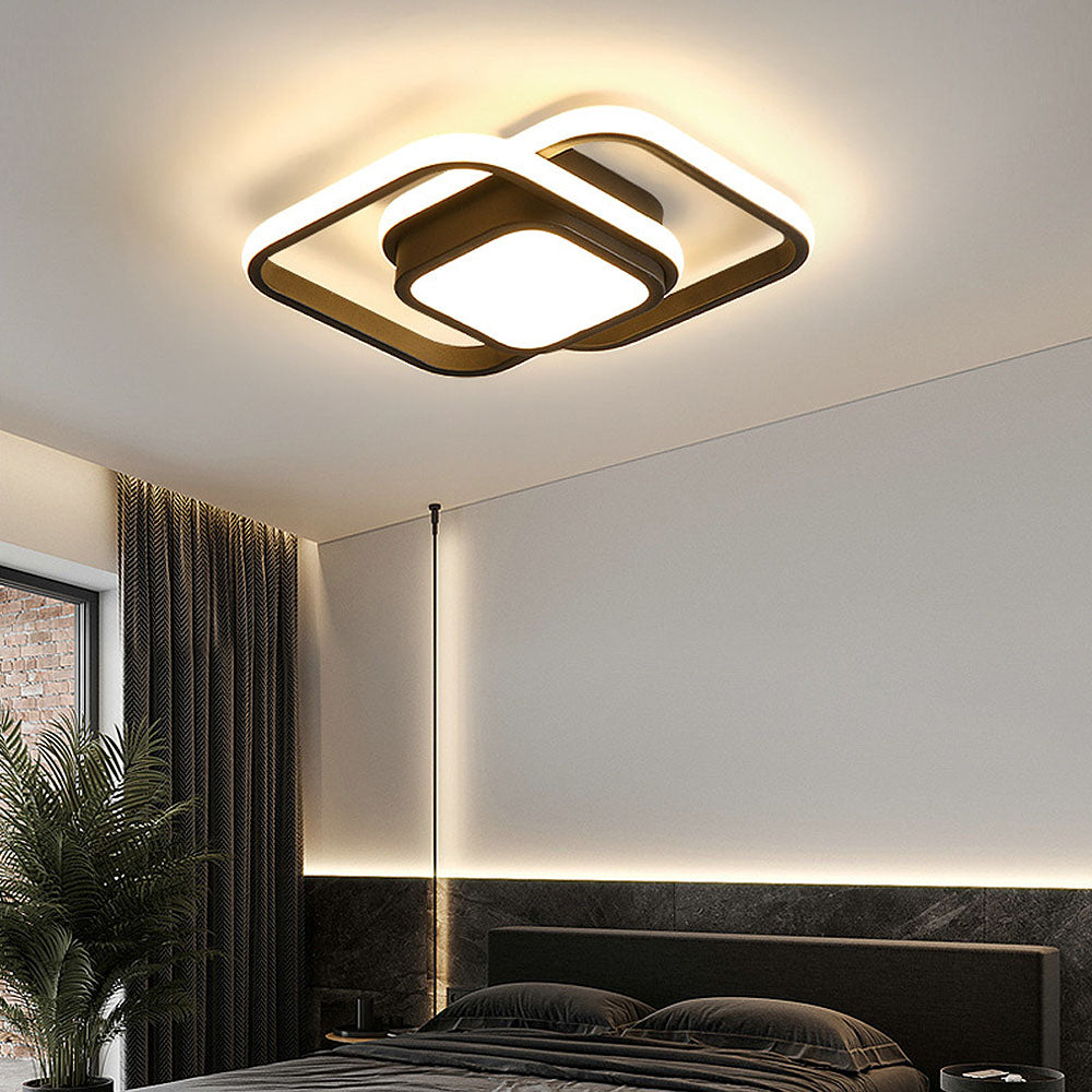 Ceiling Light Fixture Modern LED Flush Mount Energy Efficient Design 6