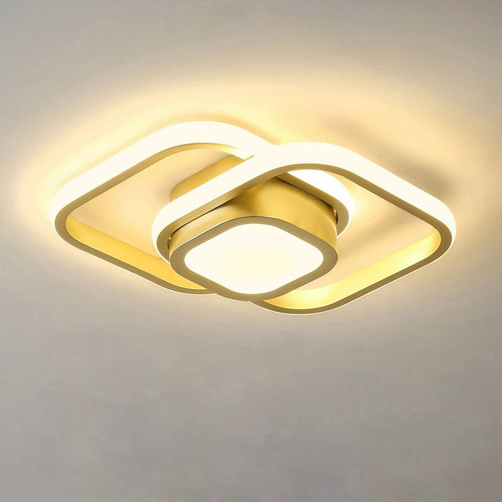Ceiling Light Fixture Modern LED Flush Mount Energy Efficient Design 9