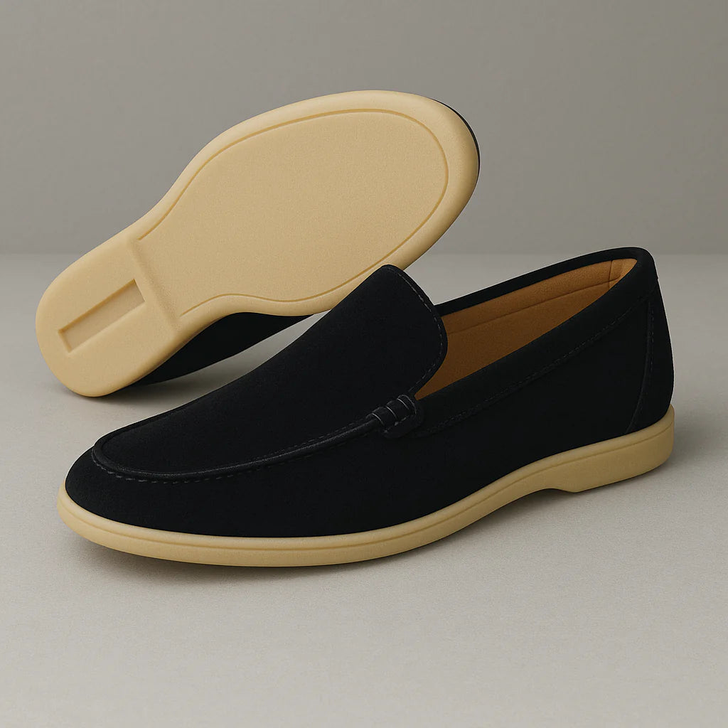 Men's Barefoot Suede Loafers | Lightweight Slip-On Shoes