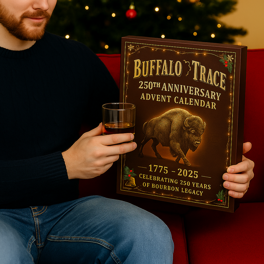 Buffalo Trace Advent Calendar 2025 Decorative Christmas Gift Box