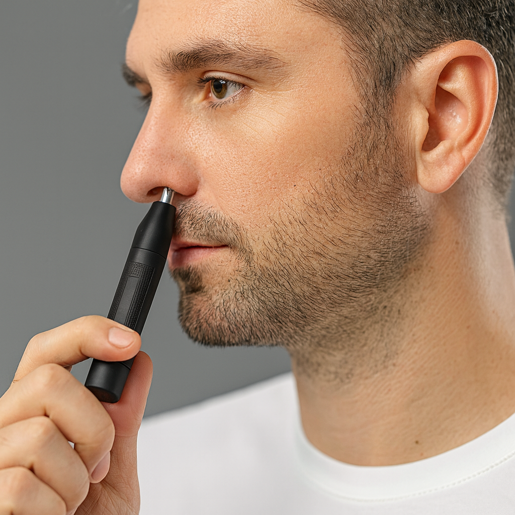 Electric Nose Hair Trimmer Precision Grooming Safe Portable Design