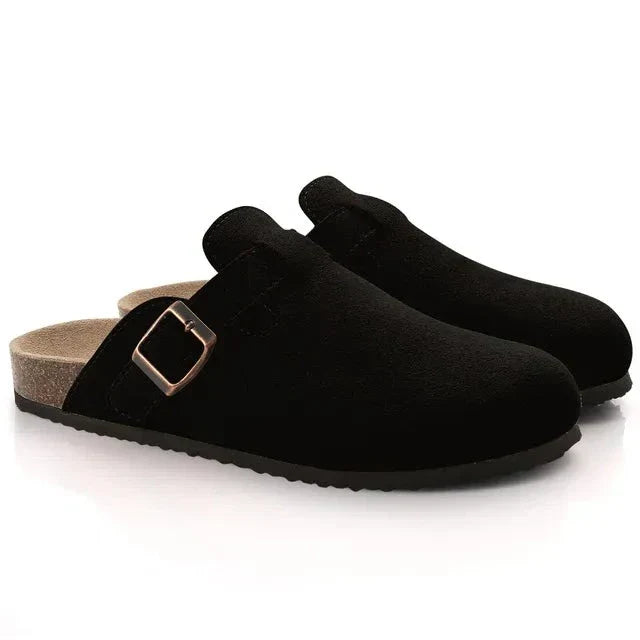 Men's Orthopedic Suede Clogs | Slip-On Comfort Slippers
