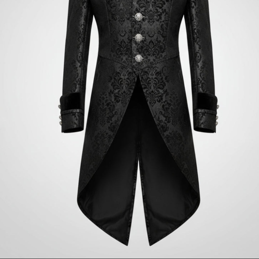 Men's Long Coat Jacket - Lightweight Overcoat Tailored Fit