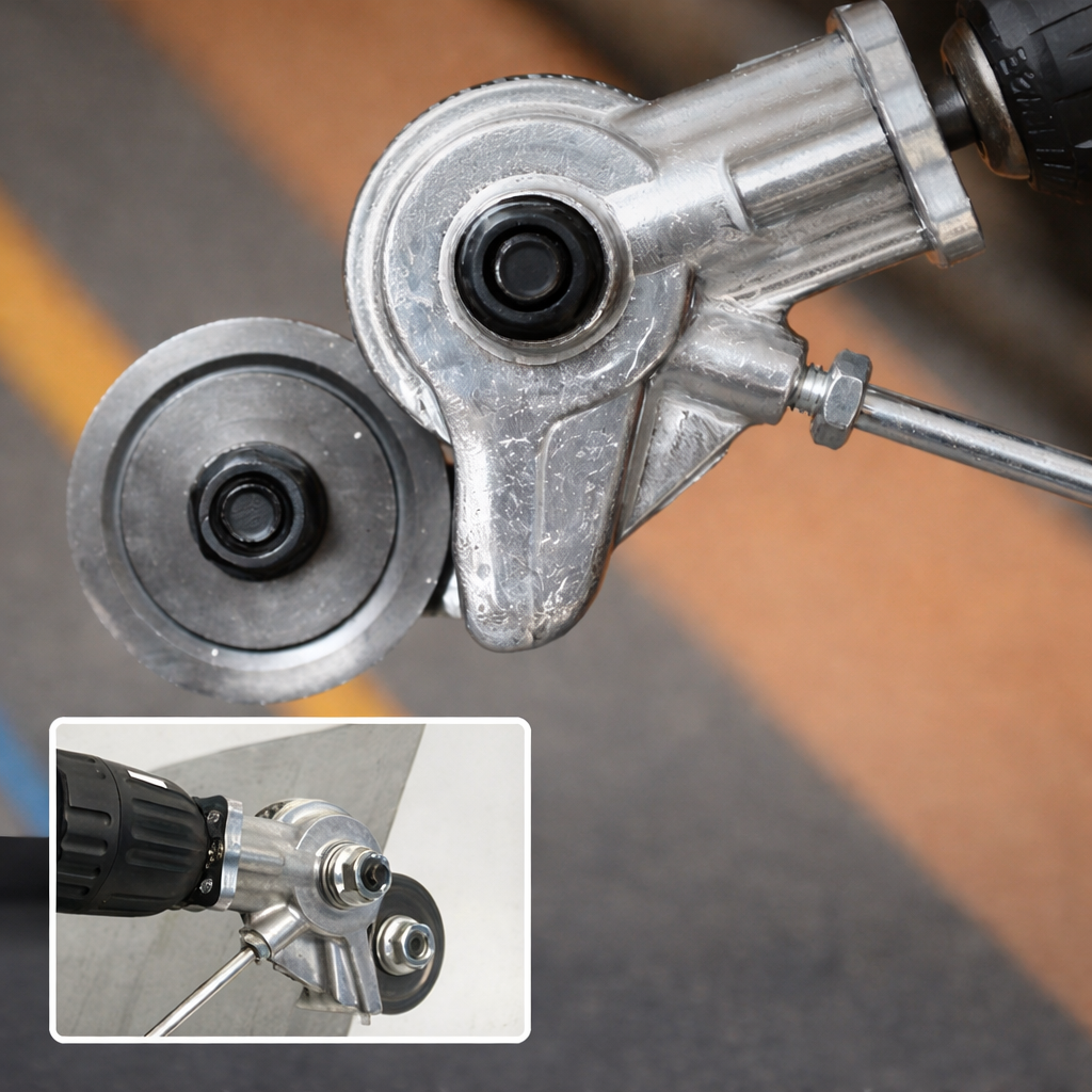 Drill Attachment Metal Cutter Double Head Sheet Metal Nibbler