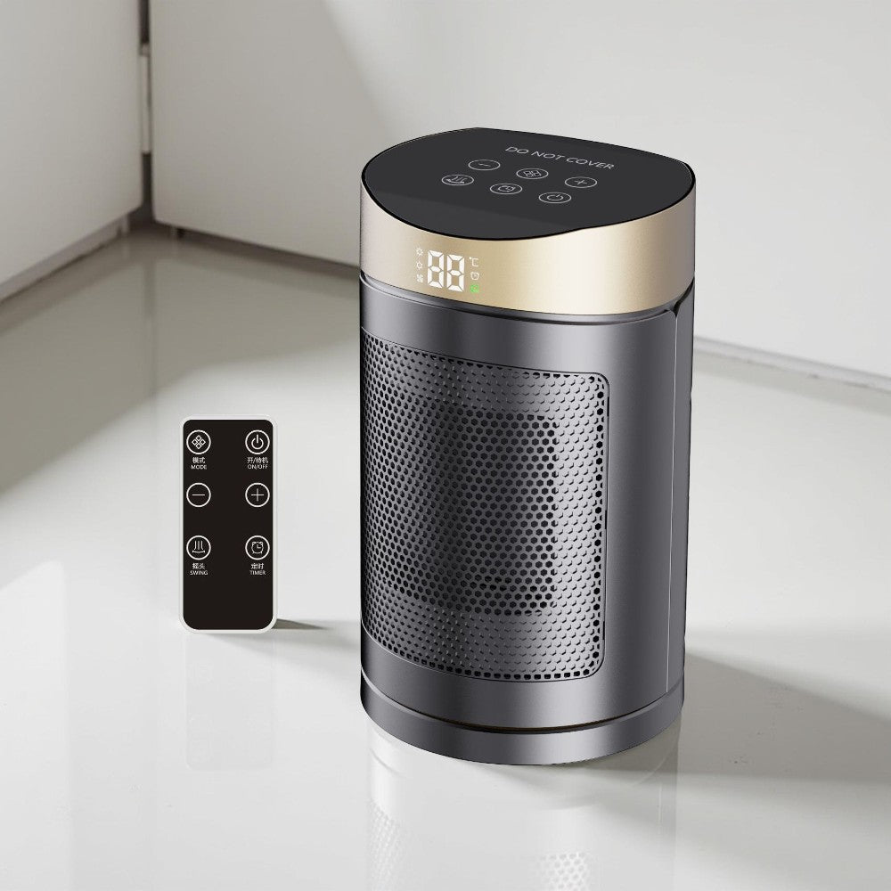 Electric Space Heater 1500W Compact Design Overheat Protection Safe Use