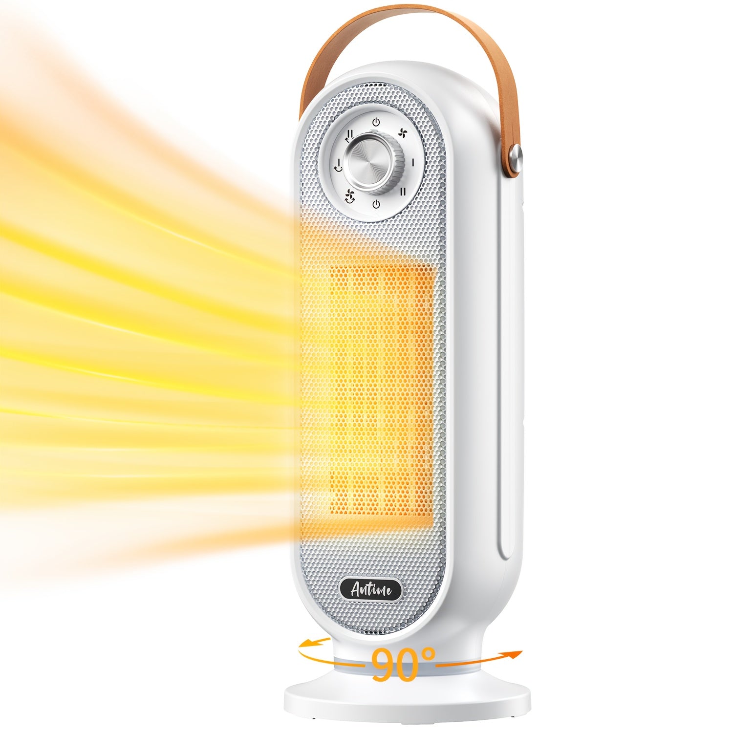 Electric Space Heater Tower Design Forced Air Heating Safety Features