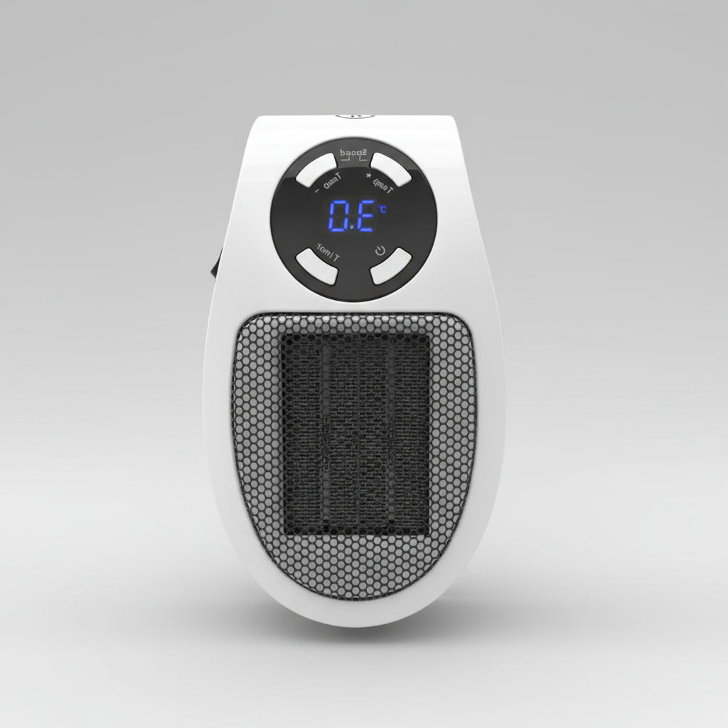 Electric Space Heater Portable Energy Efficient Quick Heating Compact Design 0