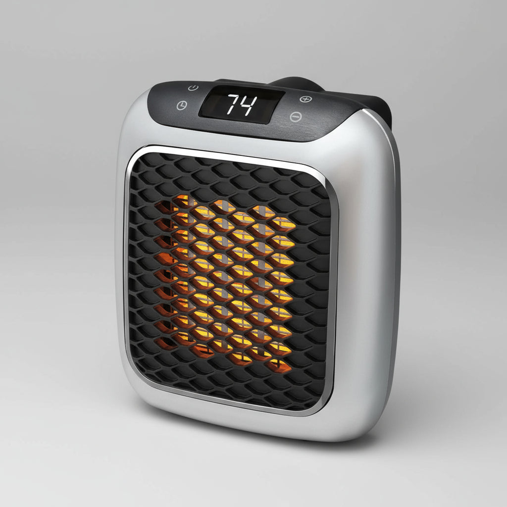 Electric Space Heater Portable Rapid Heating Energy Efficient Compact 0