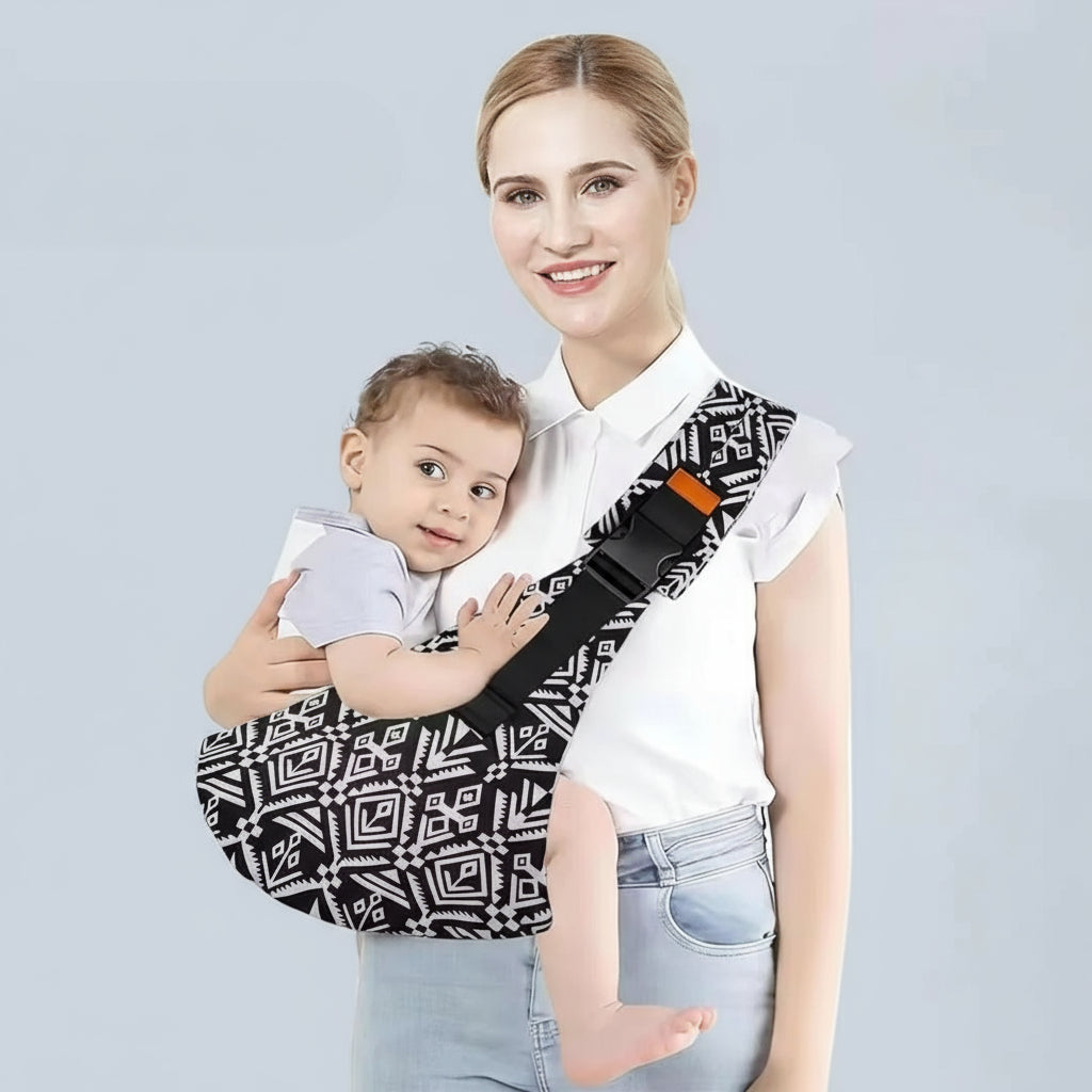 Ergonomic Baby Carrier Strap Adjustable Breathable Cotton Design 5