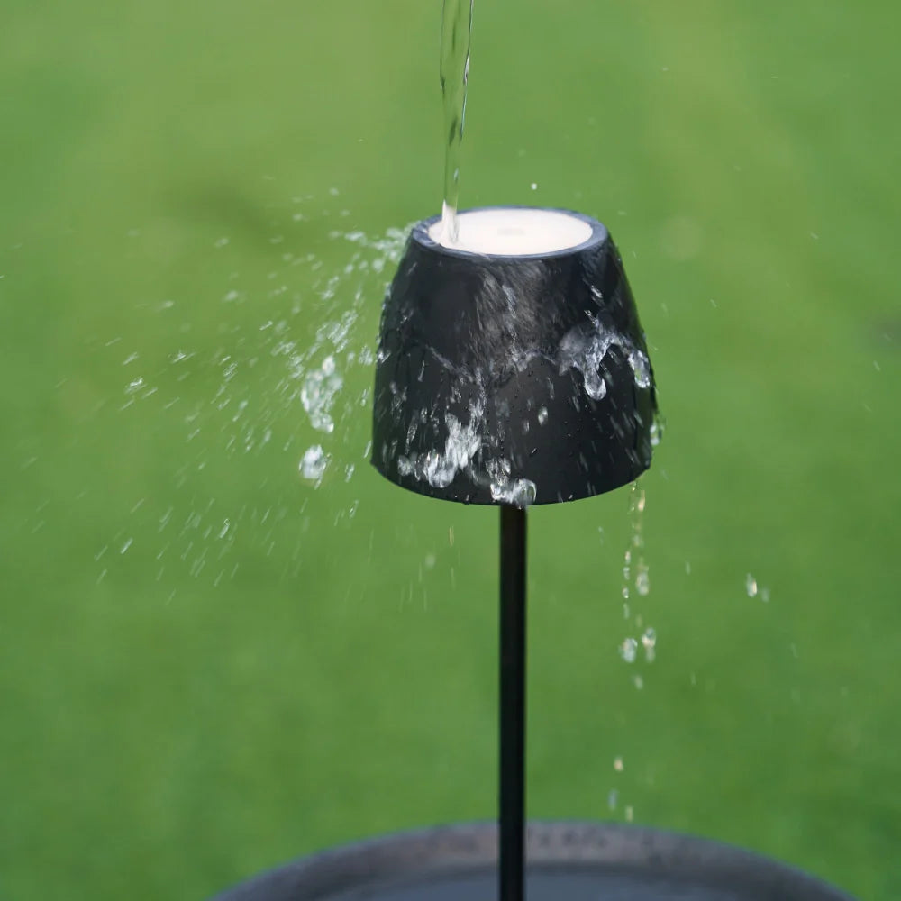 Modern Metal Cordless LED Table Lamp Waterproof