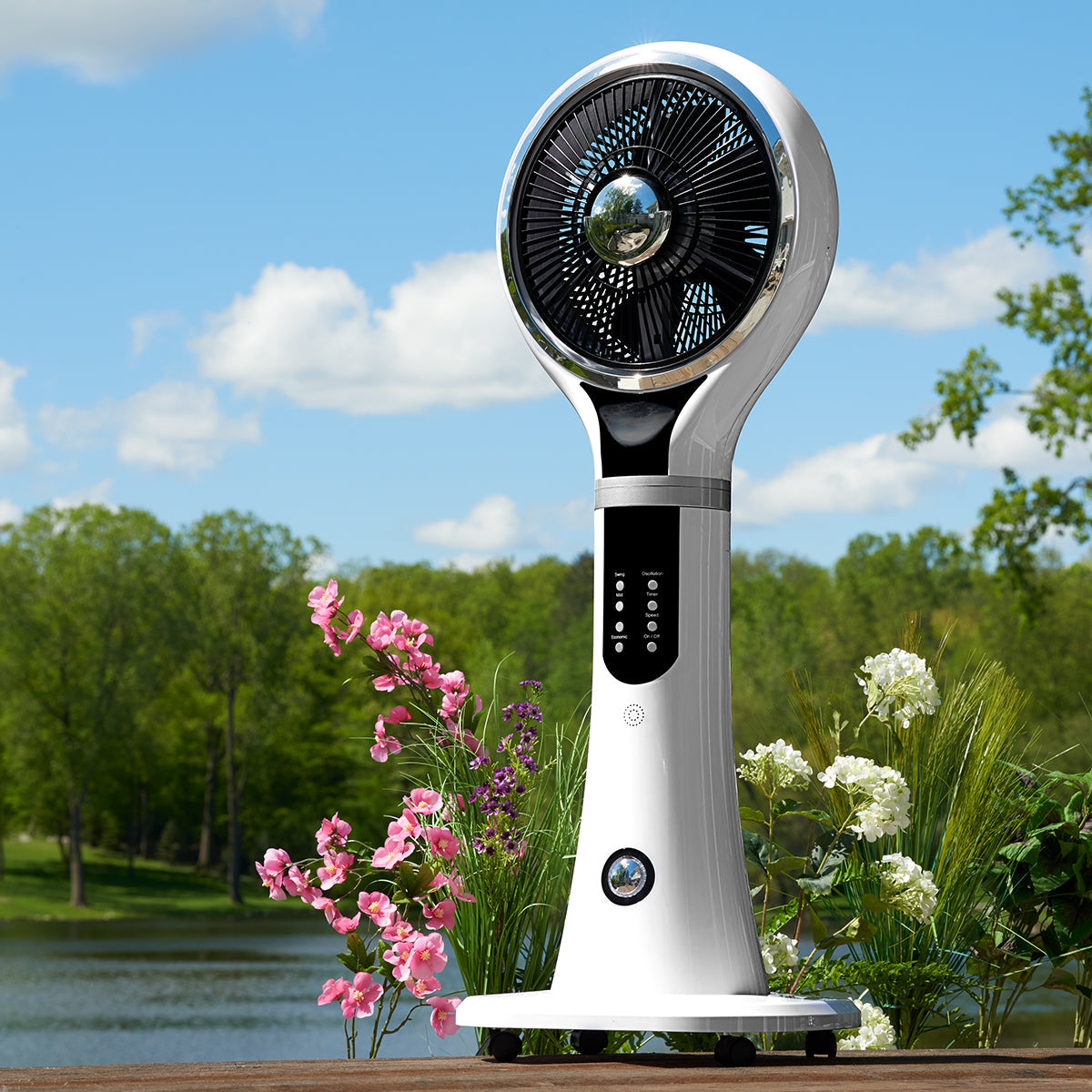 Evaporative Cooler Portable Misting Humidifier 250 sq ft with Remote 0