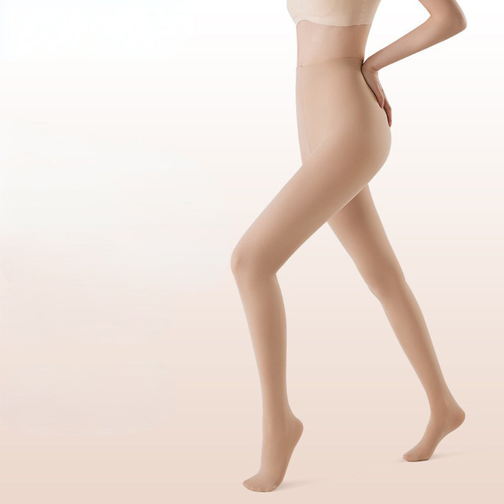 Fleece Lined Tights Women Thermal Winter Leggings Fake Sheer Pantyhose