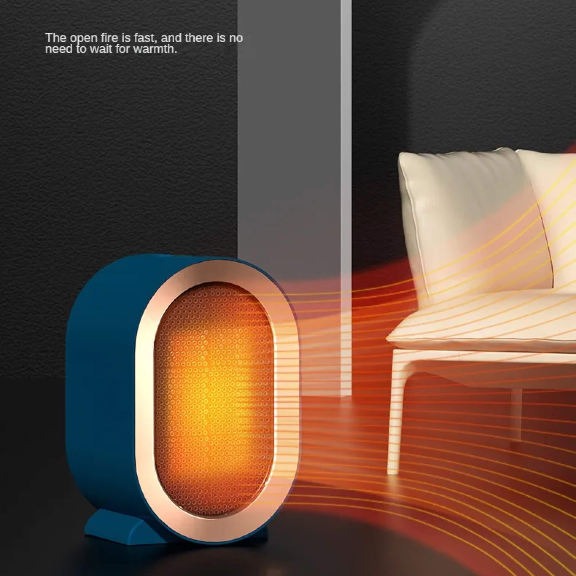 Electric Space Heater Fast Heating Energy Efficient Design