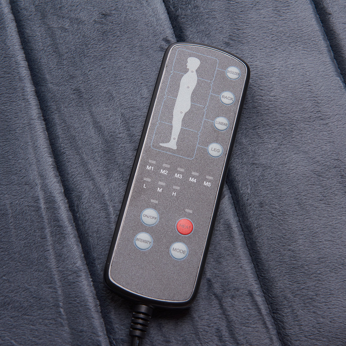 Full Body Massage Mat Heat Vibration Therapy Relaxation Comfort 2