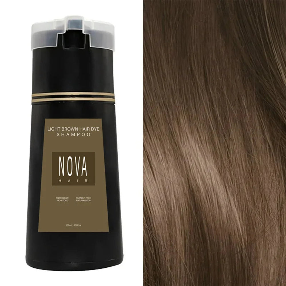 Hair Colouring Shampoo for Grey Coverage and No-Damage Colour