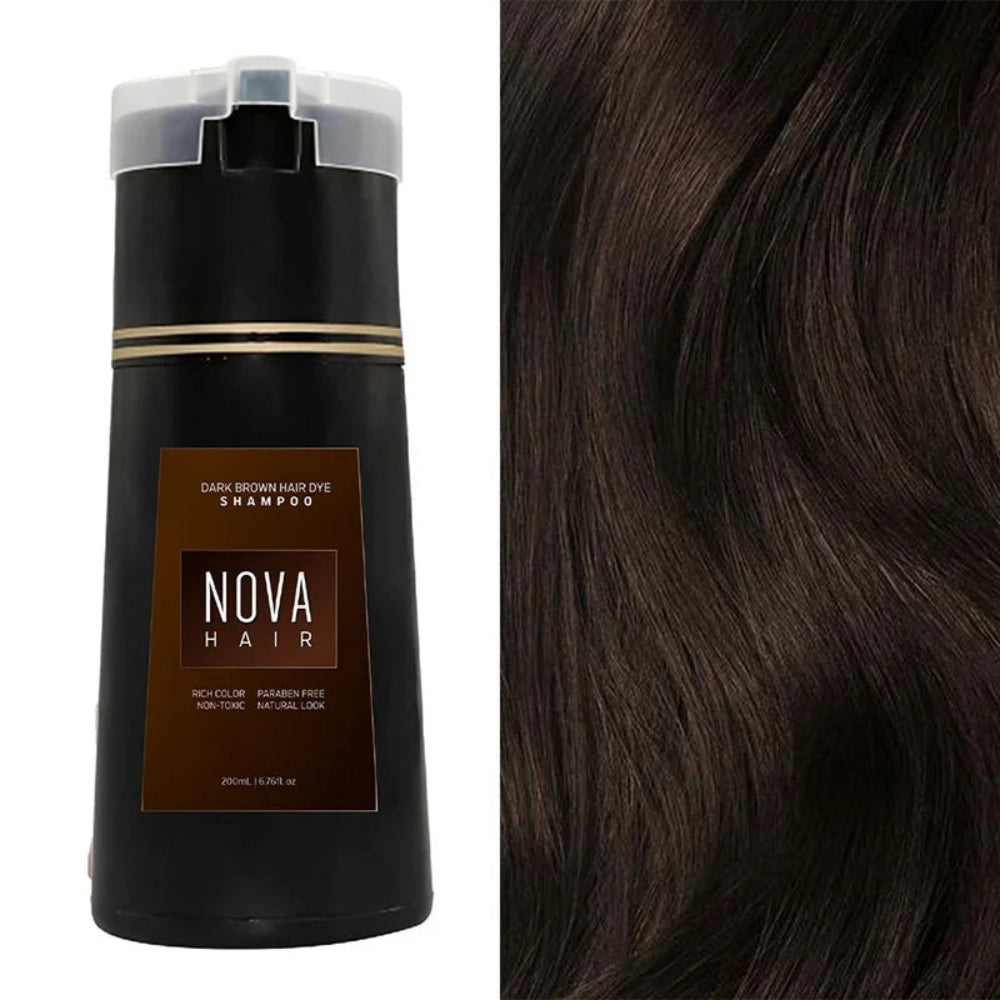 Hair Colouring Shampoo for Grey Coverage and No-Damage Colour