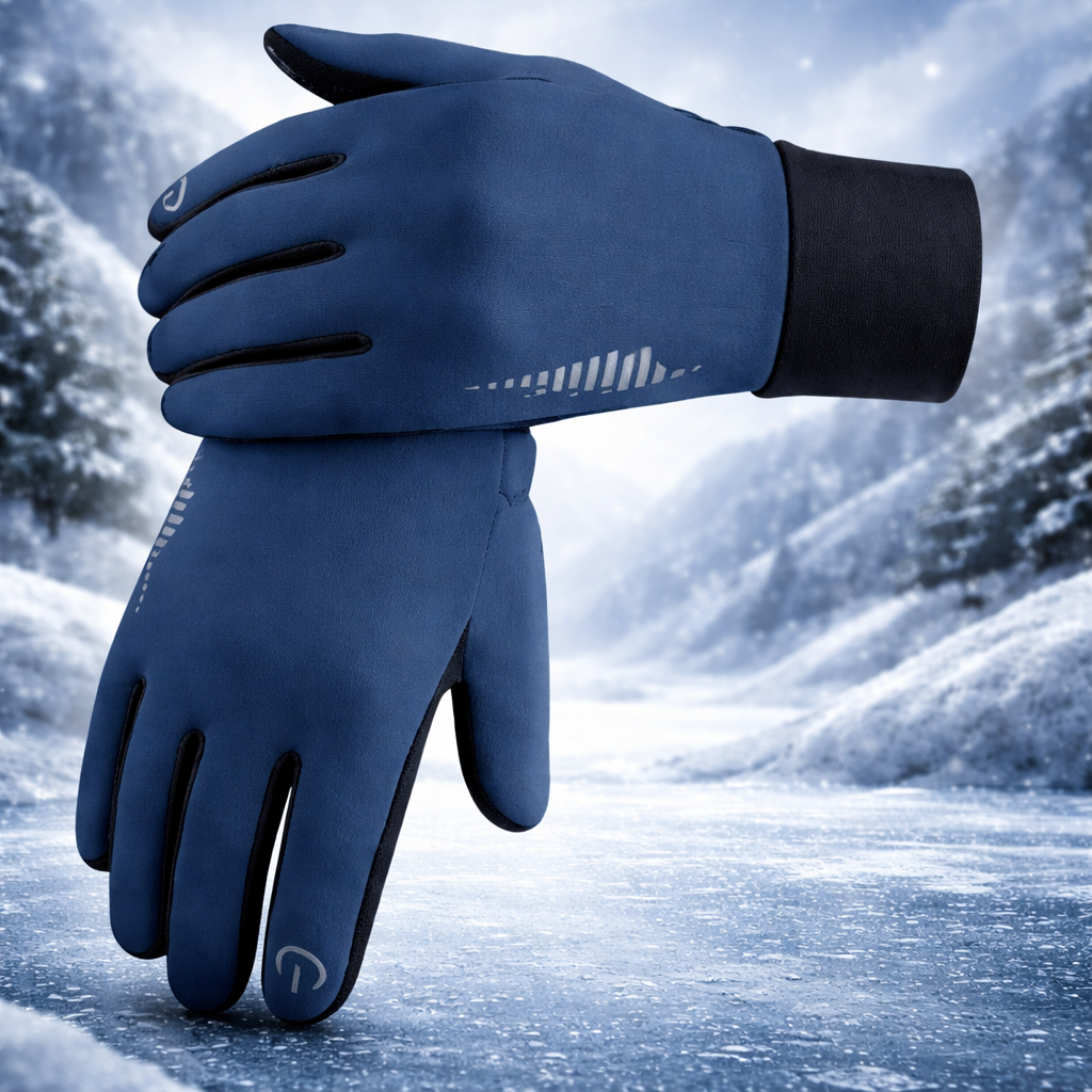 Heated Gloves Touchscreen Non Slip Warm Fleece Lined Winter