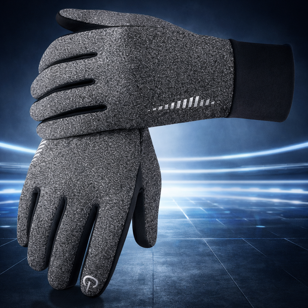 Heated Gloves Touchscreen Non Slip Warm Fleece Lined Winter