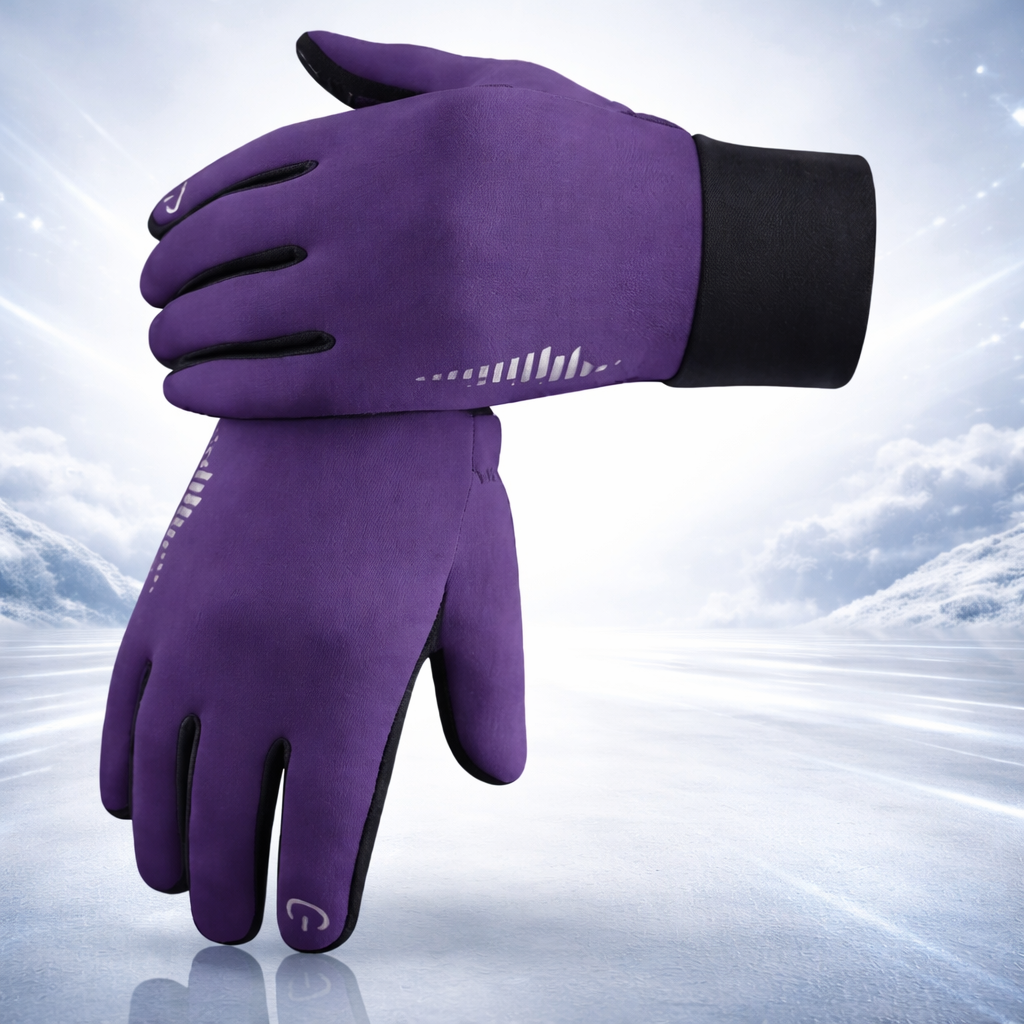 Heated Gloves Touchscreen Non Slip Warm Fleece Lined Winter