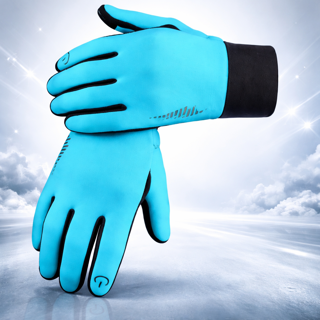 Heated Gloves Touchscreen Non Slip Warm Fleece Lined Winter