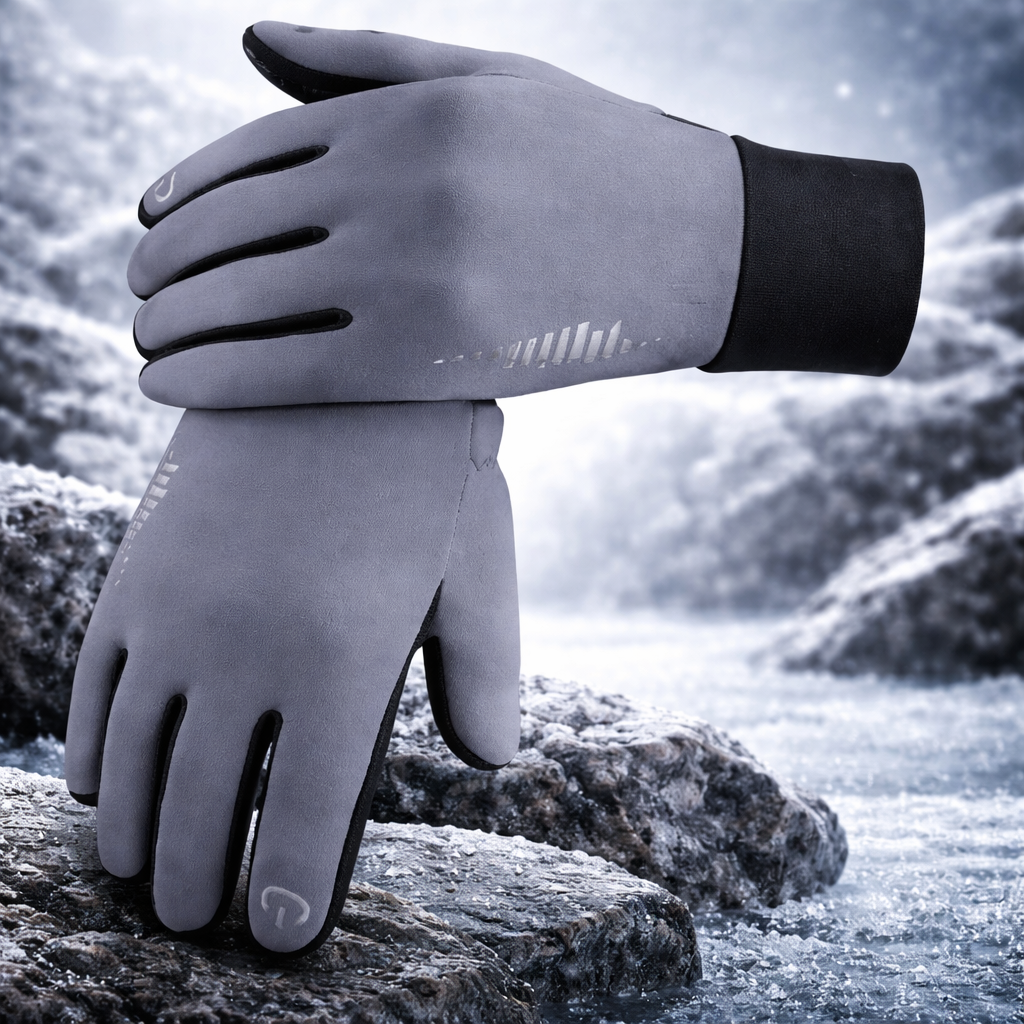 Heated Gloves Touchscreen Non Slip Warm Fleece Lined Winter