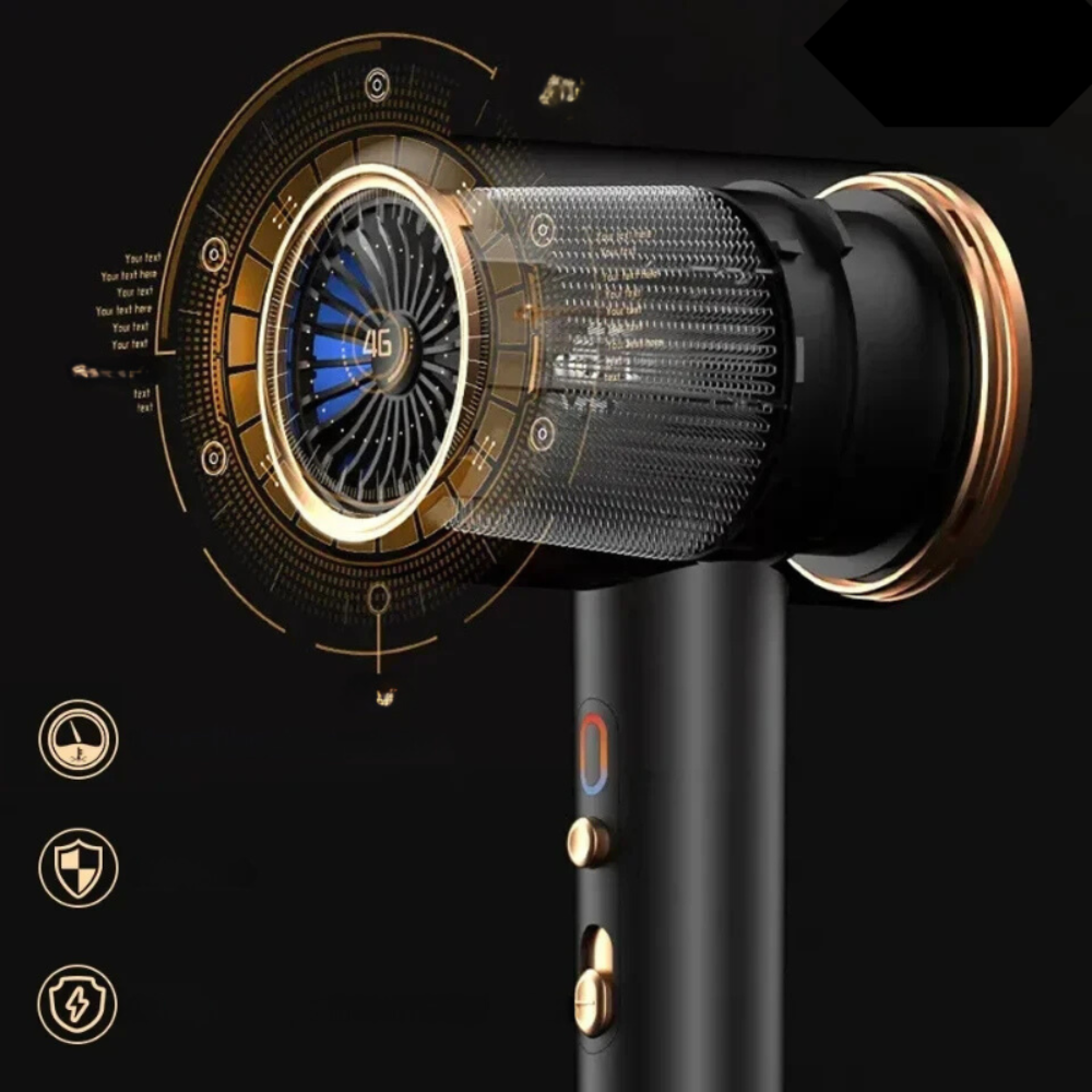 High-Power Blow Dryer Brush for Fast Drying and Salon-Quality Styling 5