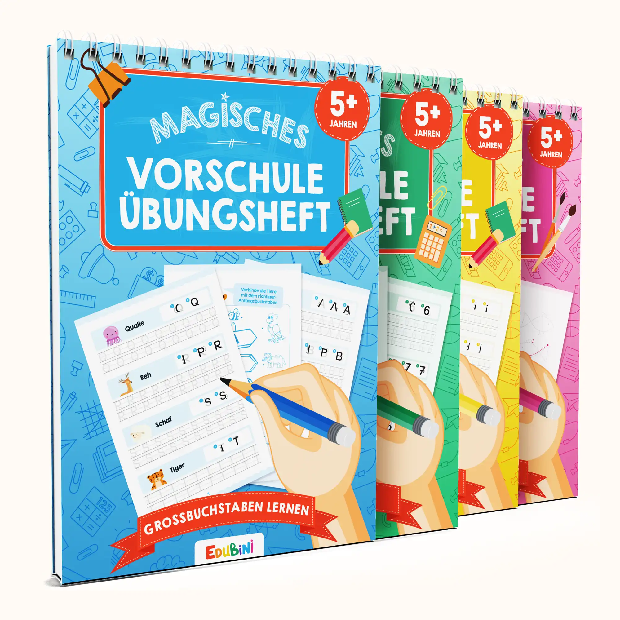 Reusable Magic Preschool Writing Practice Book Set