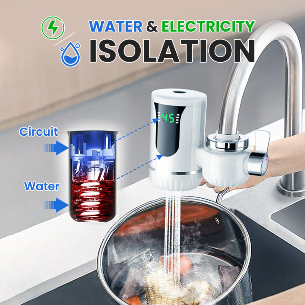 Instant Hot Water Faucet Tankless Electric Dispenser Tap for Kitchen 2