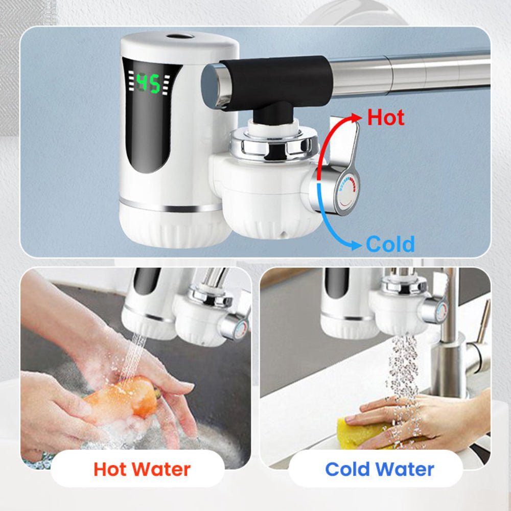 Instant Hot Water Faucet Tankless Electric Dispenser Tap for Kitchen 6