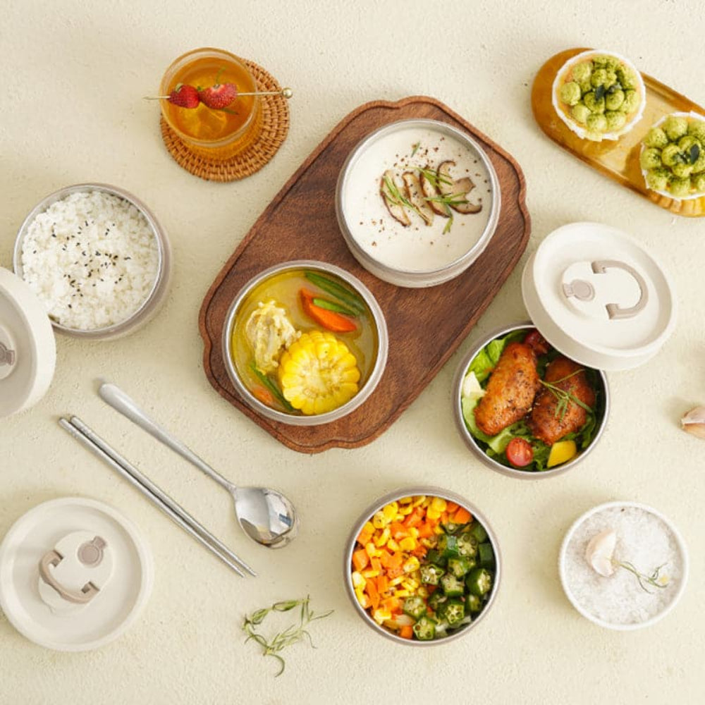 Insulated Lunch Box Leak-Proof Warm Meal Container for Kids 6