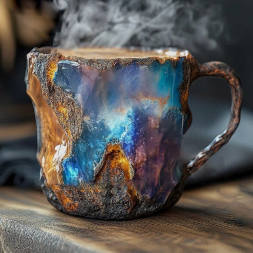 Insulated Mineral Crystal Coffee Mug Unique Design 350-450 ml 1