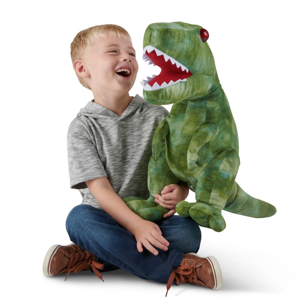Interactive Plush Dinosaur Toy T-Rex Voice Mimicking Cuddly Fun 2