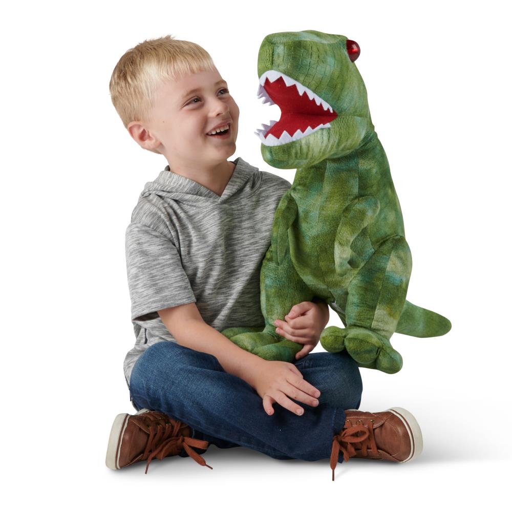 Interactive Plush Dinosaur Toy T-Rex Voice Mimicking Cuddly Fun 3