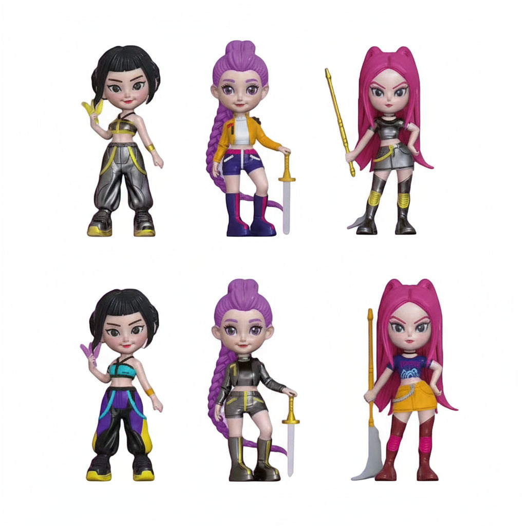 K-Pop Figure Hunter Set Collectible Desk Decor Gift