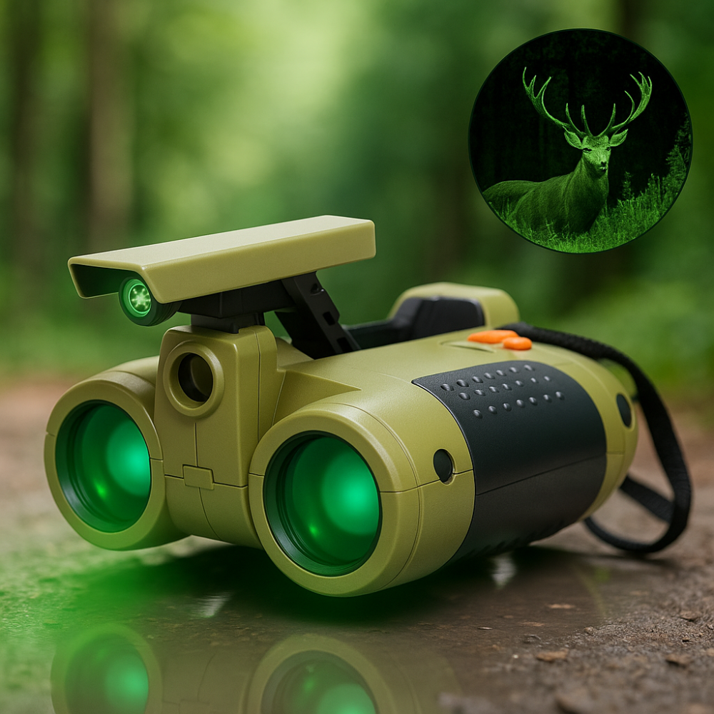 Kids Binoculars Night Vision Adjustable Lens